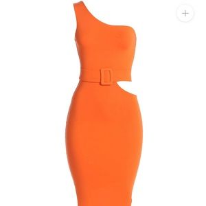 Size Small 
Worn once!! Gorgeous Bodycon dress. 
Brand:Jlux label